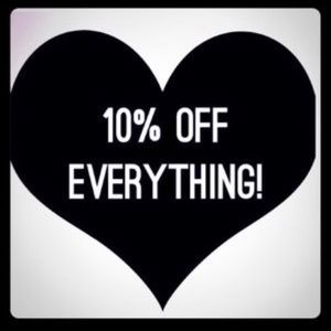 ❌❌SHIPPING DAY 10% OFF EVERYTHING❌❌